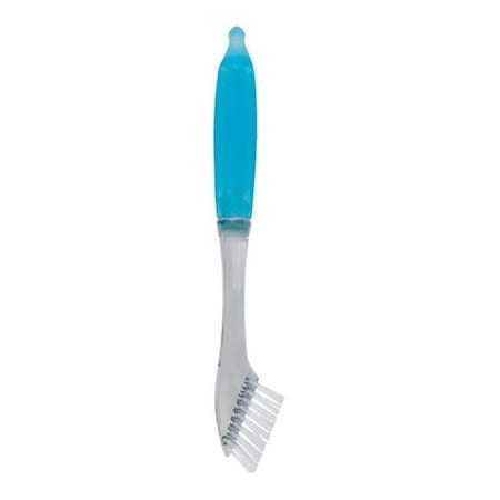 Casabella Casabella 15656 11.5 in. Grout Brush with Aqua Handle  Nylon Bristle 1460492
